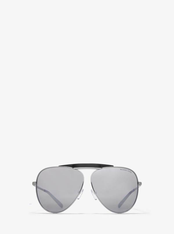 Damske Slnecne Okuliare Michael Kors Bleecker Strieborne - Doplnky Michael Kors Outlet | ECAQZ-7123
